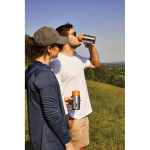 Drip-proof thermal mug in stainless steel, 340 ml
