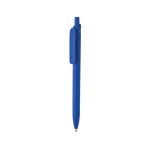 Eco pen with large clip, blue Dokumental® ink blue colour