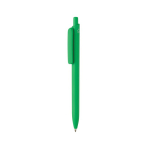 Eco pen with large clip, blue Dokumental® ink green colour