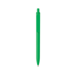 Eco pen with large clip, blue Dokumental® ink green colour
