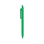 Eco pen with large clip, blue Dokumental® ink green colour
