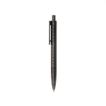 Eco pen with geometric design and blue Dokumental® ink black colour