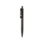 Eco pen with geometric design and blue Dokumental® ink black colour
