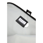 Multipurpose backpack with water-resistant fabric and flap, 16” laptop black colour