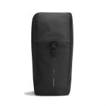 Multipurpose backpack with water-resistant fabric and flap, 16” laptop black colour