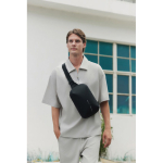 Multipurpose crossbody anti-theft tablet bag, fits 8” black colour