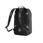 Water-resistant anti-theft backpack, 26 L capacity, fits 16” laptop black colour