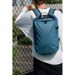 Water-resistant anti-theft backpack, 26 L capacity, fits 16” laptop blue colour