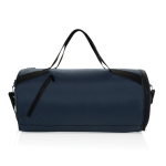 RPET sports bag with adjustable shoulder strap, 25 L navy-blue colour