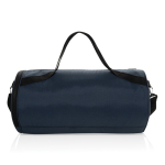 RPET sports bag with adjustable shoulder strap, 25 L navy-blue colour