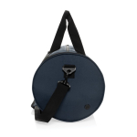 RPET sports bag with adjustable shoulder strap, 25 L navy-blue colour