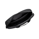 RPET briefcase with elegant design for 15.6” laptop, Swiss Peak black colour