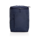 RPET cooler backpack with adjustable straps, 18 L navy-blue colour