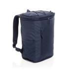 RPET cooler backpack with adjustable straps, 18 L navy-blue colour