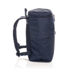 RPET cooler backpack with adjustable straps, 18 L navy-blue colour