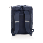 RPET cooler backpack with adjustable straps, 18 L navy-blue colour