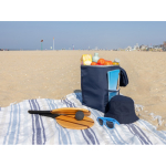 RPET cooler backpack with adjustable straps, 18 L navy-blue colour