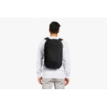 Backpack with quick-access front pocket, fits 16” laptop black colour