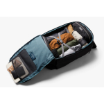 RPET travel backpack with 16” laptop compartment black colour
