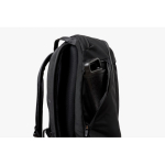 RPET travel backpack with 16” laptop compartment black colour