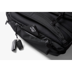 RPET travel backpack with 16” laptop compartment black colour