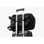 RPET travel backpack with 16” laptop compartment black colour