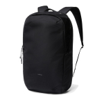 Branded RPET laptop backpack, 20 L, fits 16” black colour