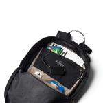 Multipurpose RPET backpack with internal sleeve, 20 L black colour