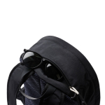 Multipurpose RPET backpack with internal sleeve, 20 L black colour