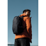 Multipurpose RPET backpack with internal sleeve, 20 L black colour