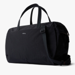 RPET branded canvas travel bag, 30 L black colour
