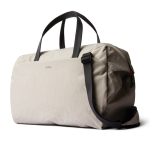 RPET branded canvas travel bag, 30 L beige colour