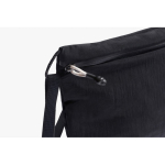 Spacious RPET crossbody bag with adjustable strap, 3.5 L black colour