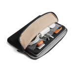 Waterproof RPET sleeve with foam padding, 16” black colour