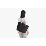 Tote bag with inner pockets and 15 L capacity black colour