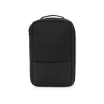 Eco multipurpose organiser backpack with lined interior, 15” laptop black colour