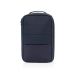Eco multipurpose organiser backpack with lined interior, 15” laptop navy-blue colour