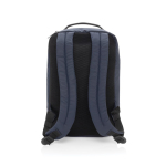 Eco multipurpose organiser backpack with lined interior, 15” laptop navy-blue colour