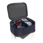 Eco multipurpose organiser backpack with lined interior, 15” laptop navy-blue colour