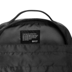 Laptop backpack with front zip pocket, 15.6”, Swiss Peak black colour
