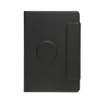 Eco magnetic portfolio with hardcover, A5, ruled pages black colour
