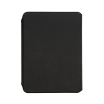 RPET and walnut portfolio with cream paper, A5, ruled pages black colour