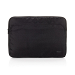 RPET sleeve with lining and front pocket, 15.6” black colour