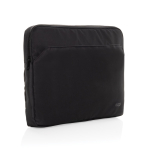 RPET sleeve with lining and front pocket, 15.6” black colour