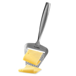 Non-stick stainless steel cheese cutter for promotions shiny silver colour