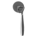 High-quality stainless steel pizza cutter shiny silver colour