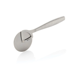 High-quality stainless steel pizza cutter shiny silver colour