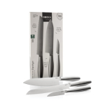Premium stainless steel kitchen knife set shiny silver colour