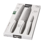 Premium stainless steel kitchen knife set shiny silver colour