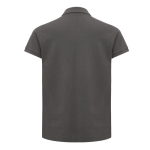 Women's casual-fit recycled cotton piqué polo, 220 g/m² matt silver colour second view